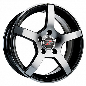 Barzetta Inverno Black Polished 6x15 5x114.3 45