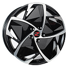 Barzetta Elettrico Black Polished Sähköauton 7.5x18 5x114.3 40