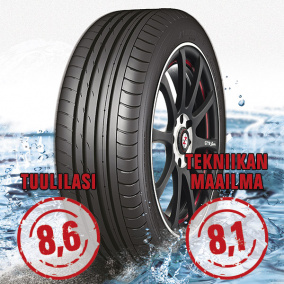 Nankang Sportnex AS-2+ TM- ja Tuulilasi-testimenestys 225/55-16 Y 99