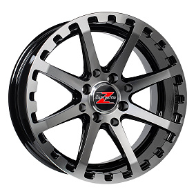 Barzetta ATV Black Polished 7x16 4x156 10